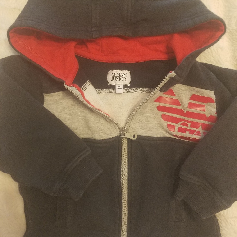 Armani Junior track suit size 2T boys